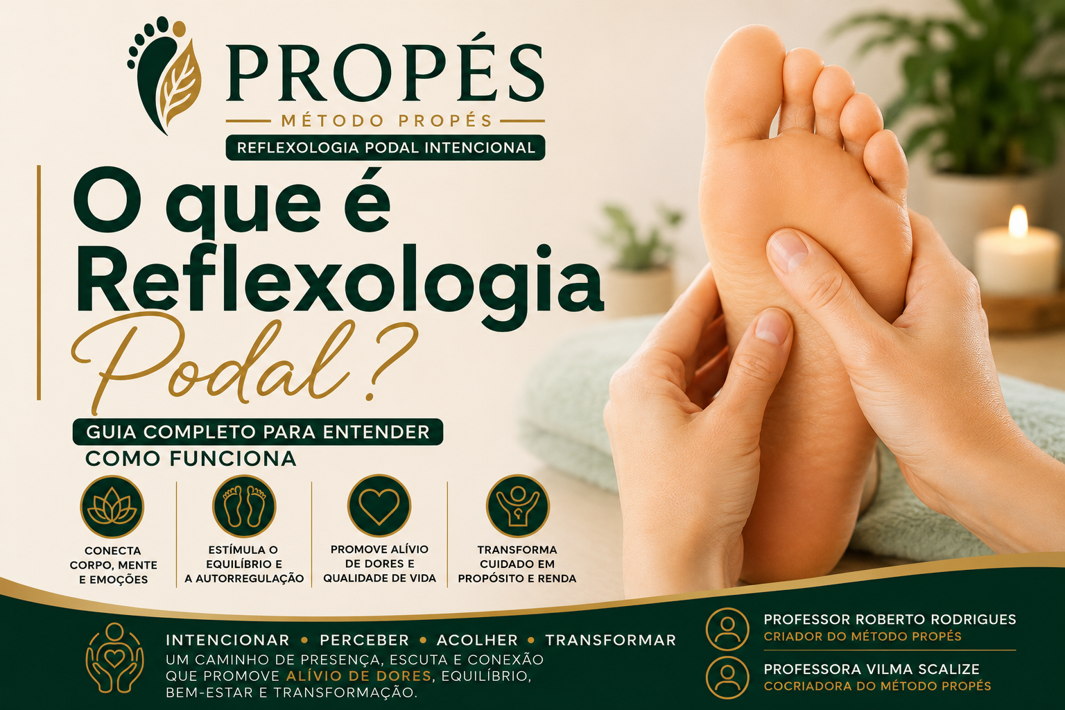 Reflexologia Podal Intencional pelo Método PROPÉS
